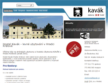 Tablet Screenshot of kavak.cz